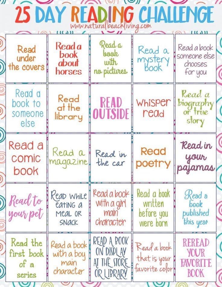 25 Day Reading Challenge